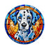 Dalmatian Glass Suncatcher Worktop Saver